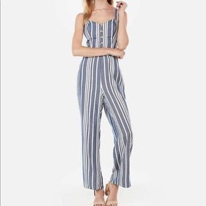 Express Striped Jumpsuit